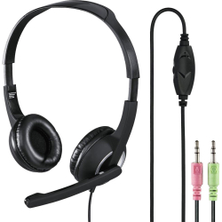 Слушалки с микр. HAMA HS-P150 2X3.5мм