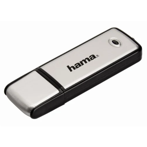 Памет USB 16GB Hama Fancy черен/сребрист, 2004007249908940