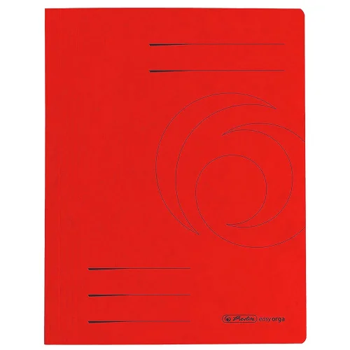 Папка карт. Herlitz с машинка червен, 1000000000001253
