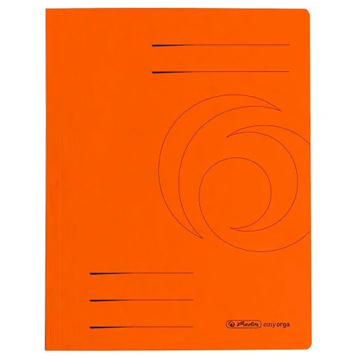 Папка карт. Herlitz с машинка оранжев, 1000000000001251