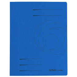 Папка карт. Herlitz с машинка син