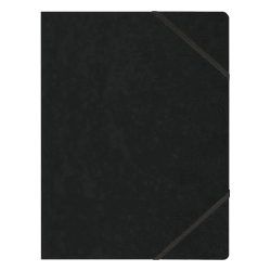 Папка карт. Herlitz с ластик черен