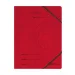 Flat file Herlitz with red elastic, 1000000000100181 03 