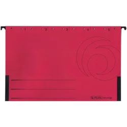 Hanging folder Herlitz V-shaped red 5pcs