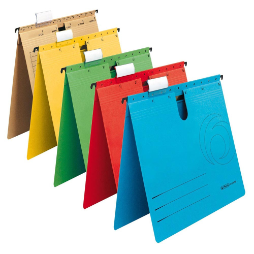 Hanging folder Herlitz L-shaped red 5pc, 1000000000001289 02 