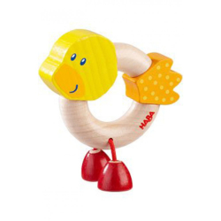 Бебешка дървена играчка HABA Пате, 6+ месеца