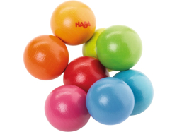 Дървена играчка HABA Магически топки, 6+ месеца
