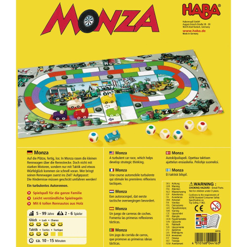 Настолна игра HABA Monza Формула 1, 5+ години, 2004010168044163 02 