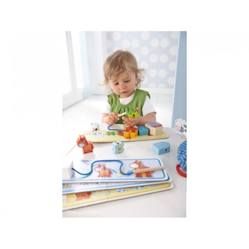 Игра Haba 5580 Нанизване Шаблони Ферма, 1000000000037634 03 