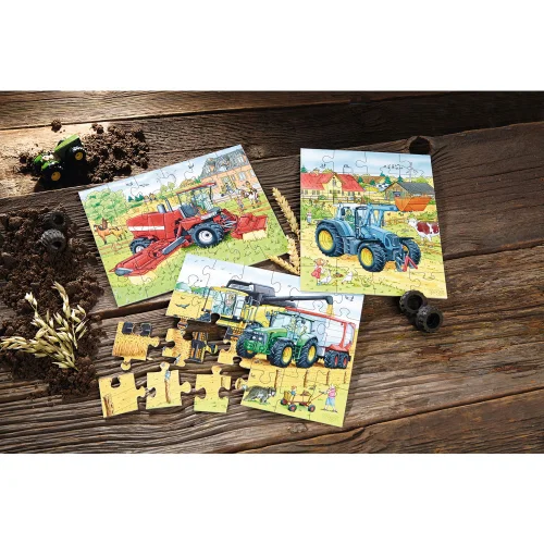 Puzzle Haba Tractors and Farm 3pcs 4+, 1000000000037678 02 