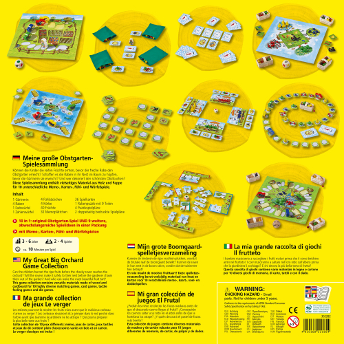 Семейни настолни игри HABA Овощна градина 10 в 1, 3–6 години, 2004010168221854 09 