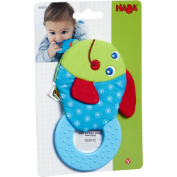 Бебешка гризалка HABA Риба, 0+ месеца