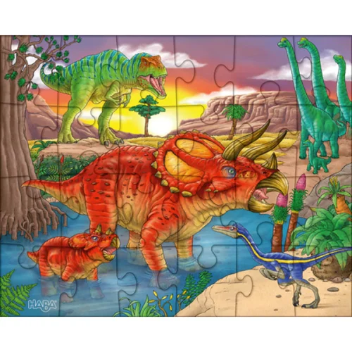 Puzzle Haba 303377 Dinosaurs 3pcs 4+, 1000000000037679 02 