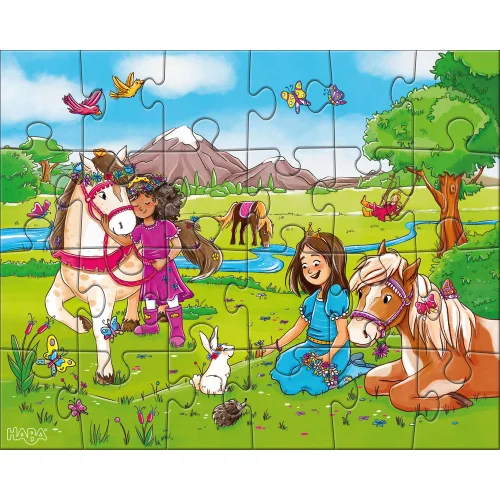 Puzzle Haba 304221 Princ.&horses 3pcs 4+, 1000000000037674 03 