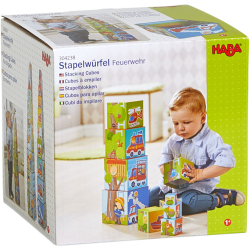 Stack.cubes Haba 10in1 fire station/numb