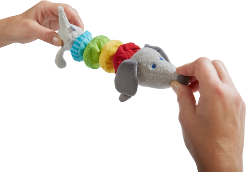 Вибрираща текстилна бебешка играчка HABA Куче, 6+ месеца, 2004010168243863 02 