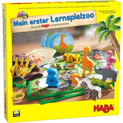 Настолни игри HABA Зоопарк 10 в 1, 3–8 години, 2004010168247809 06 