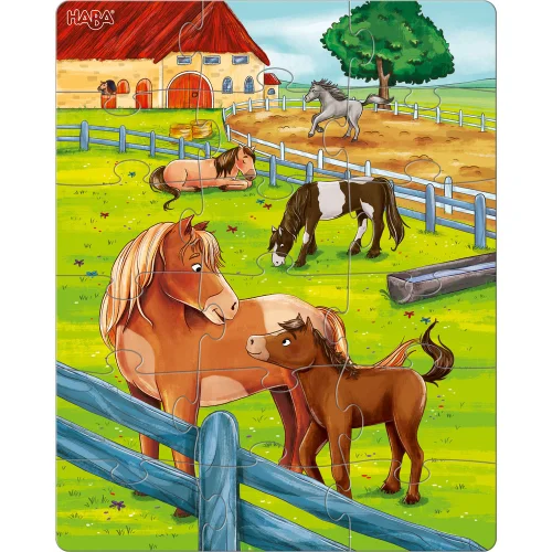 Puzzle Haba Farm Animals 3pcs 3+, 1000000000037665 03 