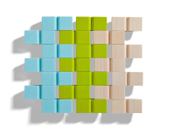 Wooden cubes Varius HABA arrangement and patterns, 4+ years