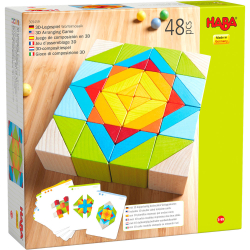 Дървена мозайка HABA с шаблони, 3+ години