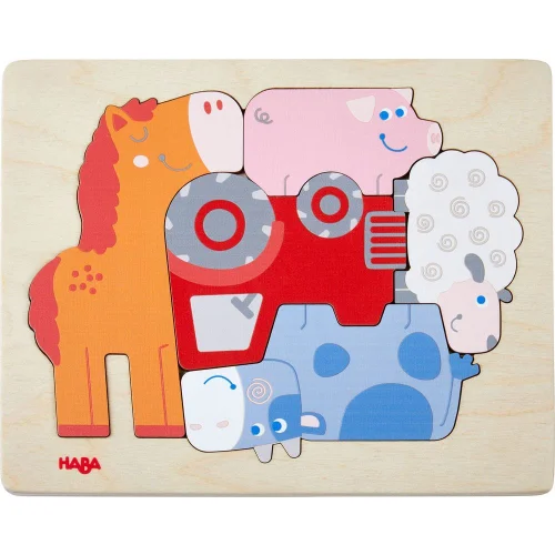 Puzzle Haba 305709 wooden Pets, 1000000000037657