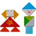 Дървена игра HABA танграм Лица, 3+ години, 2004010168253305 07 