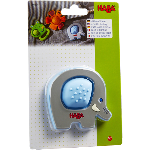 Силиконова бебе гризалка HABA Слон, 6+ месеца, 2004010168253770 02 