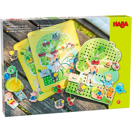 Игра Haba нанизване с шаблони Градина, 1000000000037633