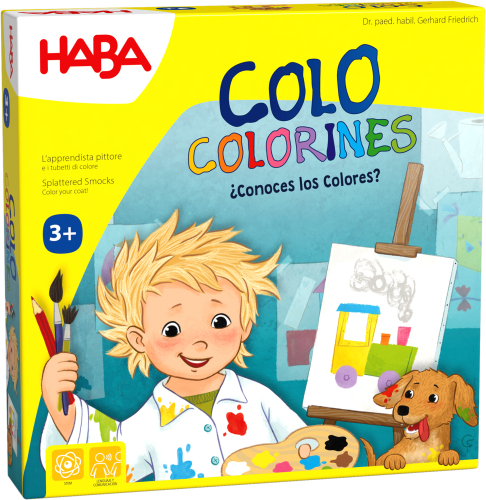 Настолна игра HABA Цветни петна Оцвети палтото, 3–6 години, 2004010168261324 03 