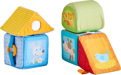 Set of soft cubes with animals Haba 306688, 5 pieces, 2004010168261478 02 
