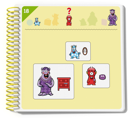 Логическа игра HABA Търсене и намиране, 4+ години, 2004010168262536 09 