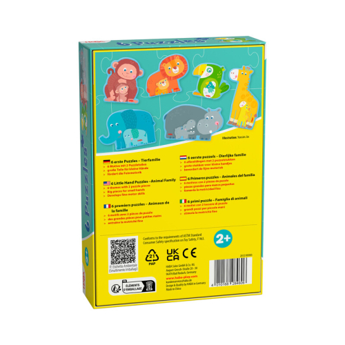 Комплект HABA Mоите първи пъзели Семейство зоо животни 2+ години, 2004010168284606 03 