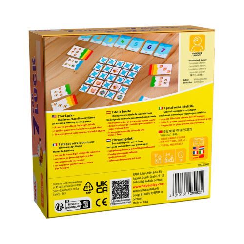 Настолна игра HABA 7 стъпки към късмета, 5+ години, 2004010168289915 03 