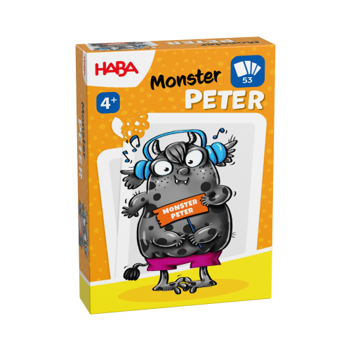 Игра с карти HABA Черен Петър Чудовища, 4+ години, 2004010168290614 02 