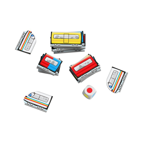 Настолна игра за цветове HABA Влак и зар, 2+ години, 2004010168293943 06 