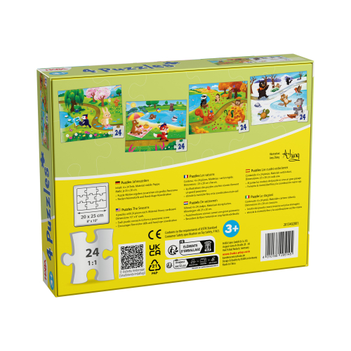 Комплект HABA Сезони 4 пъзела за деца 3+ години, 2004010168295145 02 