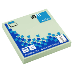 Sticky notes INFO 75/75 grn pastel 100sh