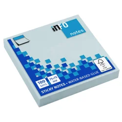 Sticky notes INFO 75/75 blue pastel 100s