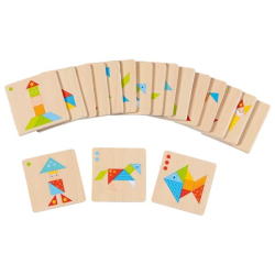 Монтесори игра Goki танграм фигури, 3+ години