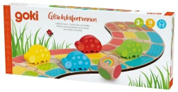Goki Board game with dice for learning colors Ladybugs, 3+ years
