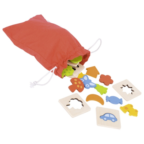 Тактилна мемори игра Goki Намери формите, 3+ години, 2004013594569682 02 