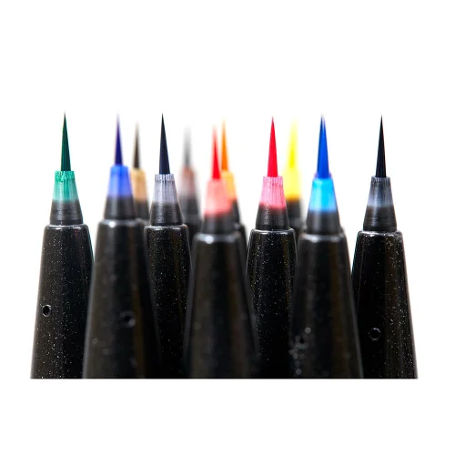 Brush Pen Pentel Artist Set of 12 Colors, 1000000000033350 03 
