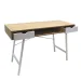 Athena desk 120/48/76 sonoma oak/white, 1000000000040293 04 