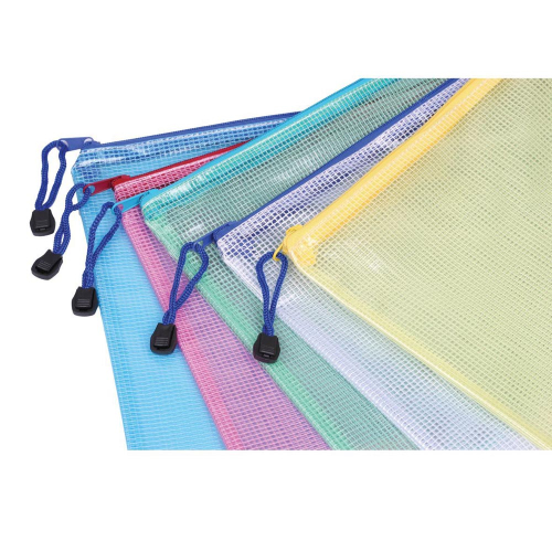 Джоб с цип A4 армиран асорти, 1000000000011893 02 