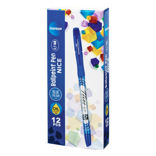 Химикалка гел Centrum Nice 0.7 мм синя, 1000000000011900 03 