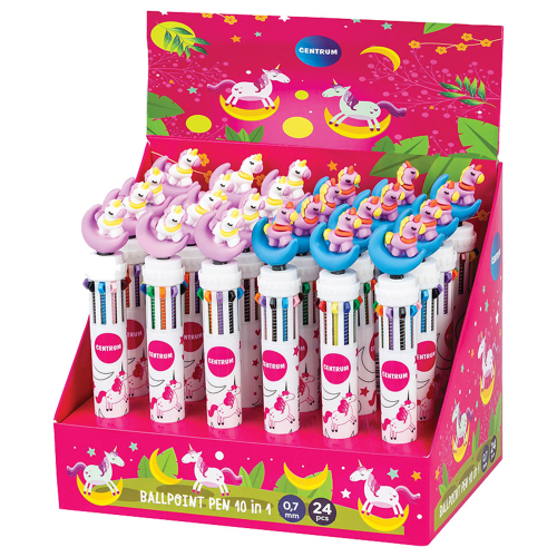 Pen auto. Centrum 10 colors 0.7mm assort, 1000000000045696 04 