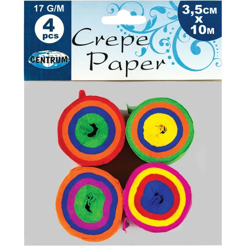 Crepe paper Centrum 3.5cm/10m 4 sheets, 1000000000032727 02 