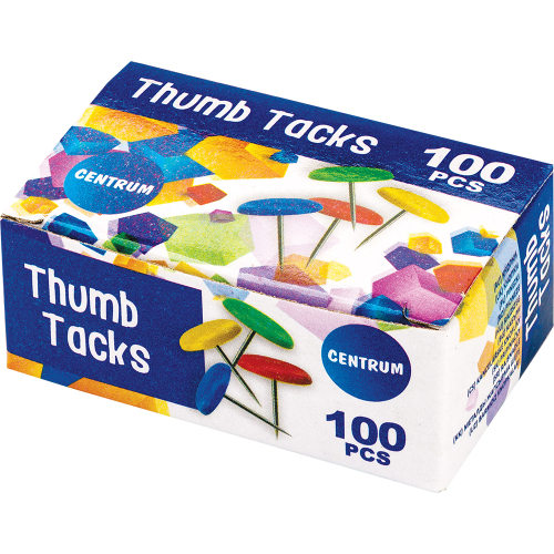 Drawing pins Centrum colourful 100 pcs., 1000000000022838 02 