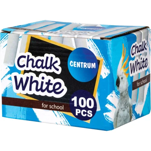 Chalk Centrum round white 100pc, 1000000000039894