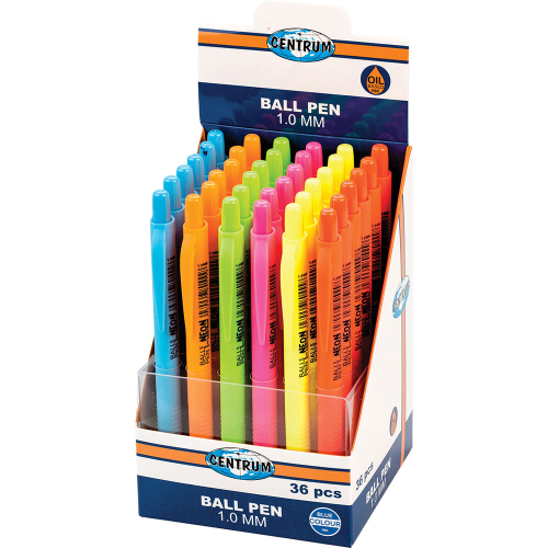 Ballpoint pen Centrum Neon 1.0mm assort., 1000000000040072 02 